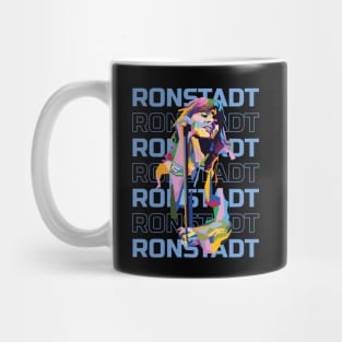 Abstract Geometric Linda Ronstadt Mug